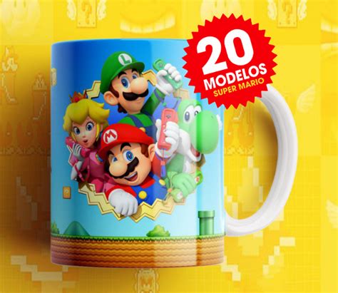 Plantillas Sublimar Tazas Super Mario Bros 1 IMPRIMIKITS