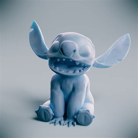 Disney Stitch From Lilo And Stitch 3D Printed Figure Statue Ireland ...