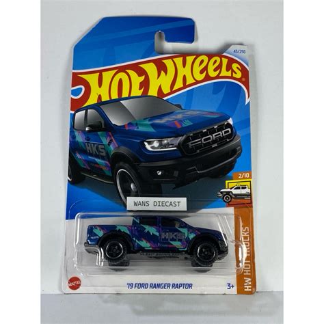 Jual Hot Wheels Ford Ranger Raptor Hks Blue Shopee Indonesia
