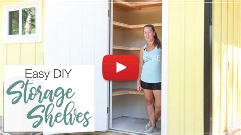 Easy Diy Storage Shelves Houseful Of Handmade