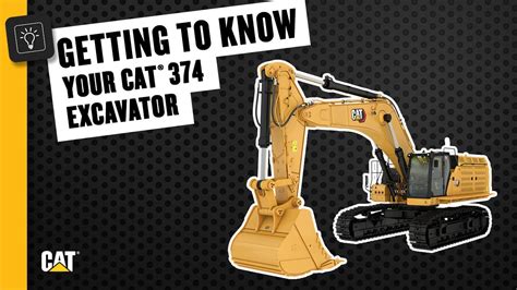 How To Operate Your Cat® 374 Excavator Youtube