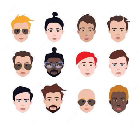 Premium Vector Set Of People Avatars In Flat Style