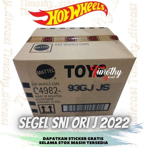 Promo Hot Wheels Kartonan Dus Box Lote Lot J Segel Sni Ori Grosir Diskon Di Seller