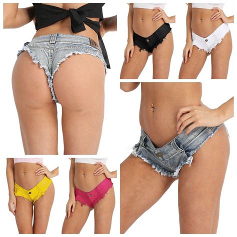 Sexy Women S Hot Pants Jeans Mini Shorts Denim Dukes Low Waist Shorts Clubwear Ebay