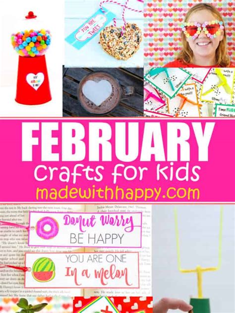 February Crafts Made With Happy