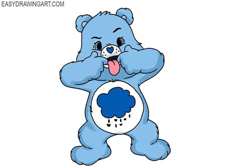 How to Draw a Care Bear - Easy Drawing Art