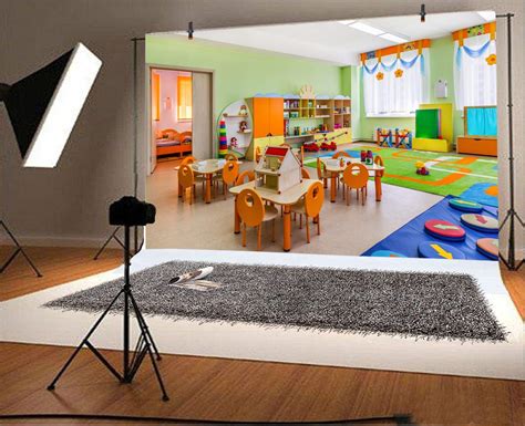 CSFOTO 10x6.5ft Preschool Classroom Backdrop Back to School Backdrop ...