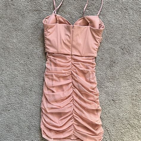 Oh Polly Ruched Corset Mini Dress Wore This One Depop