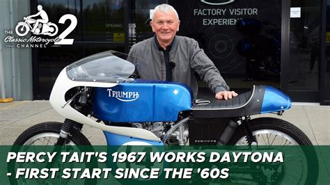 1967 Triumph Works Daytona Start Up Engine Sound YouTube