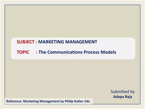 Communication Process Models | PPT