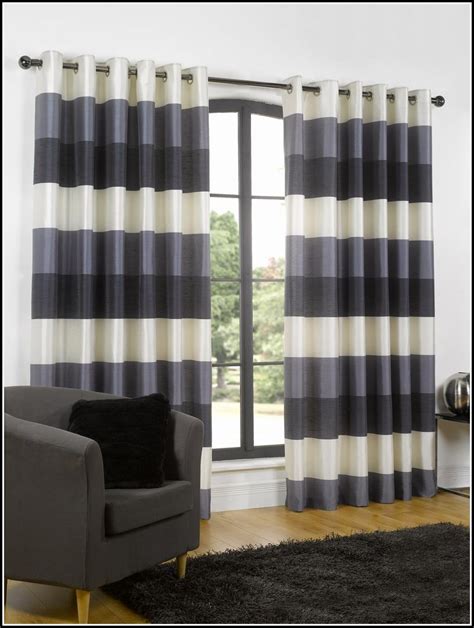 Navy Blue And White Window Curtains Curtains Home Design Ideas