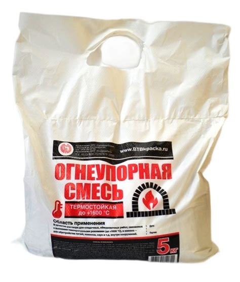 ВТВ Огнеупорная смесь 5 кг, серый, коричневый купить на OZON по низкой ...