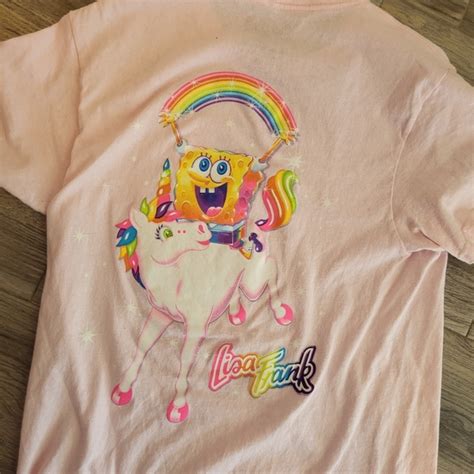 Lisa Frank Tops Lisa Frank X Nickelodeon Pink Tee Poshmark