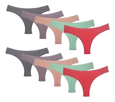 Kit Calcinha Fio Dental Feminina Lingerie Conforto Sexy Parcelamento Sem Juros