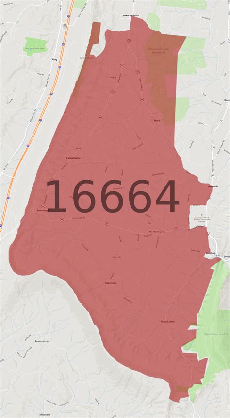 Zip Code 16664 - AtlasBig.com