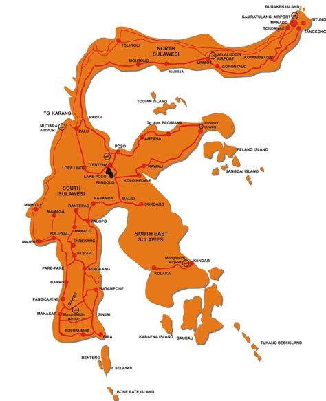 sulawesi-map - Amazing Sulawesi