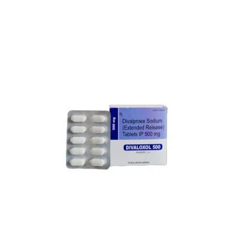 500mg Divalproex Sodium Tablets At ₹ 245box Chennai Id 2854170706330