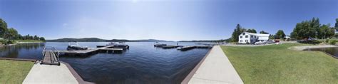 Schroon Lake State Boat Launch Docks Adirondacks Usa