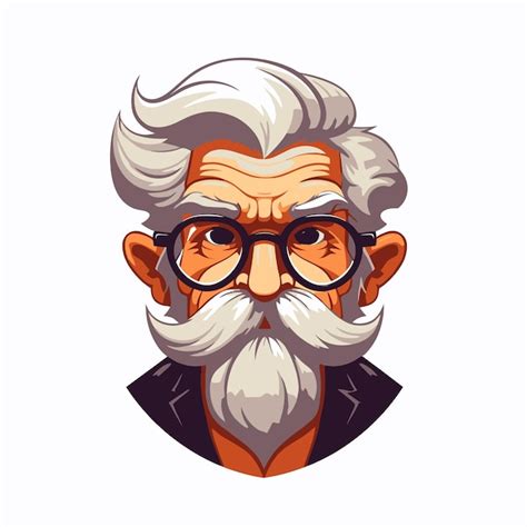 Premium Vector Old Man Mascot
