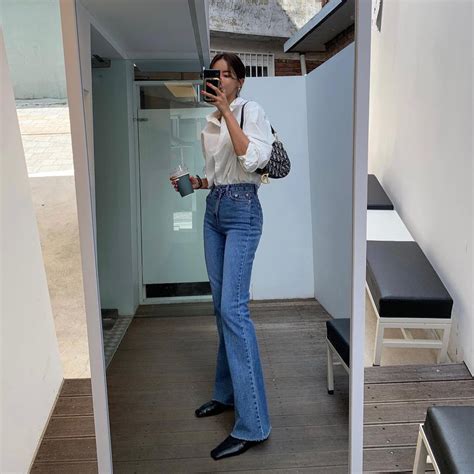 Quần jeans ống loe Hot ngang ngửa jeans ống rộng