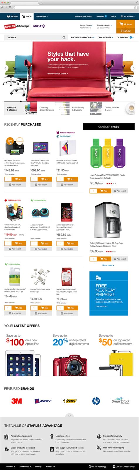 Staples Advantage on Behance