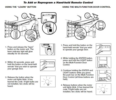 I Have A Raynor Pilot Garage Door Opener Just Purchased A Chamberlain