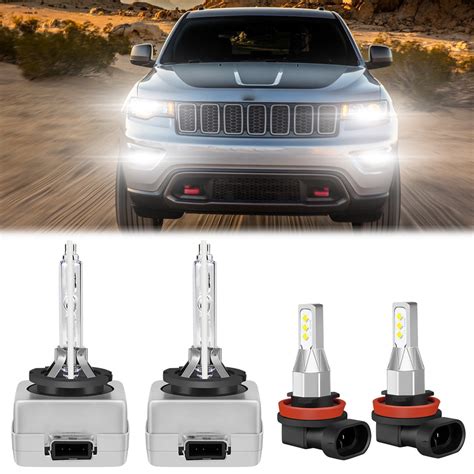 Hmcyci For Jeep Grand Cherokee D S Hid Headlight Hi Lo H