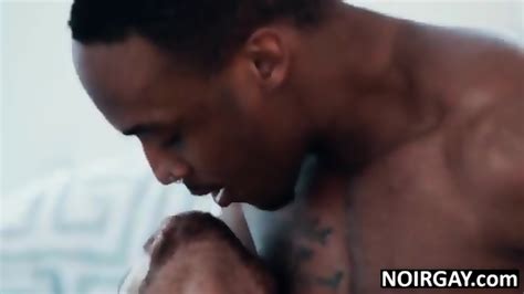 Gay Interracial Threesome Sex During Photoshoot