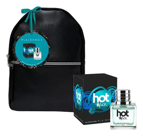 Set Perfume Hot In Black Edp Ml Con Mochila Plaisance MercadoLibre
