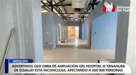 Defensor A Per On Twitter Arequipa Acudimos Al Hospital Iii