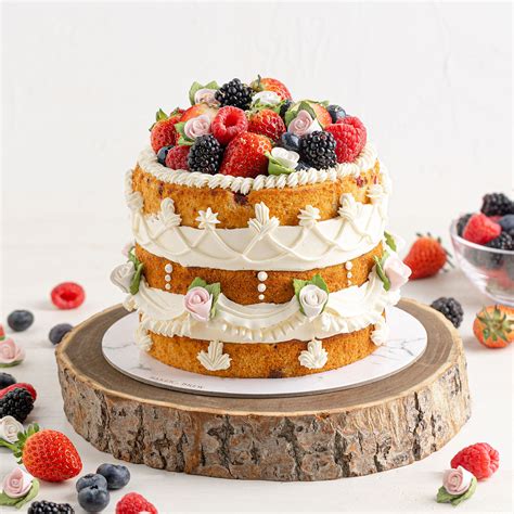 A Berry Naked Cake Baker S Brew Studio Pte Ltd