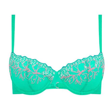 Chantelle 2 Pieces Lingerie Set Pulp Spice Aqua Fluo