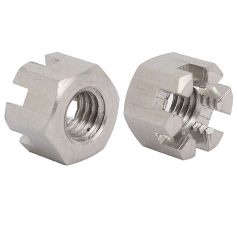 Broaching 304 Stainless Steel Hexagonal Castle Nuts At Rs 1 Piece In Vasai