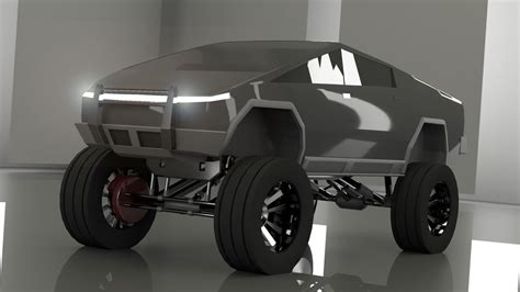 Tesla CyberBroTruck CyberTruck (Lifted Version) by wyyan100 on DeviantArt