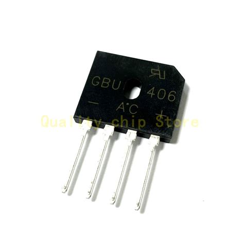 10PCS GBU406 GBU408 GBU410 GBU606 GBU608 GBU610 GBU806 GBU808 GBU810 ...