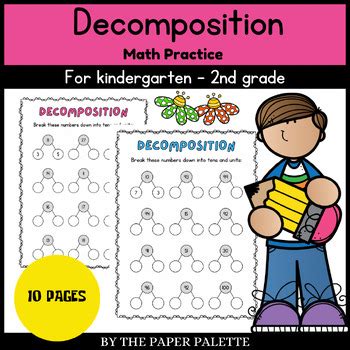 decomposing numbers    st  grade  math worksheets practice