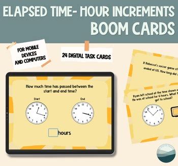 elapsed time hour increments  blue ridge teaching tpt