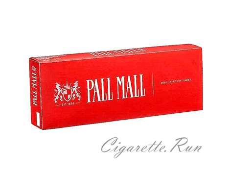 Pall Mall Red 100s Box Cigarettes Cigaretterun