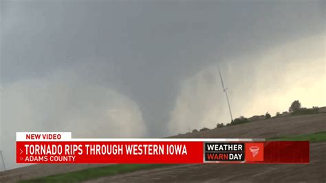 Multiple Tornadoes Touch Down In Iowa Destroying Wind Turbines And Buildings