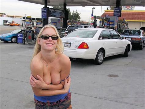 Busty Blonde Public Flasher Pops Them Out At Local Shopping Mall Porn Pictures XXX Photos Sex