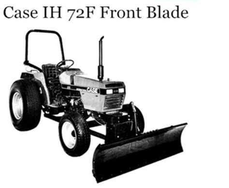107 Case Ih 72f Front Blade Operators Manual Service Repair Manuals Pdf