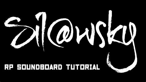 Rp Soundboard Plugin For Team Speak Youtube
