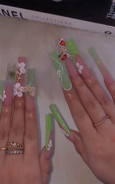 Pin By Shaylaa On Nail Ideas In 2024 Long Square Acrylic Nails Acrylic Nails Nude Long