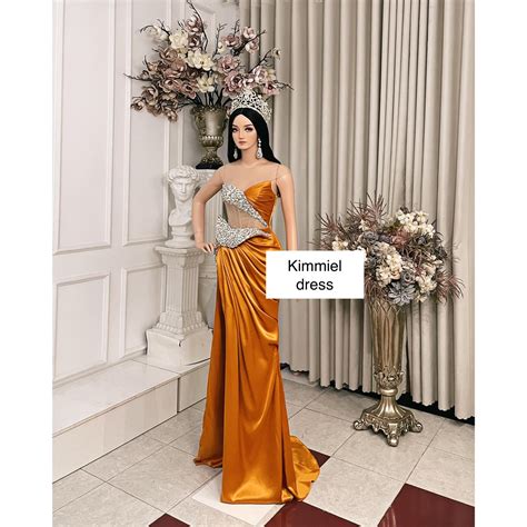 Glamorous Boshetta Or Kimmiel Beaded Sparkly Wedding Evening Mermaid Or Short Dress In Dark Nude