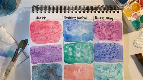 watercolor texture techniques