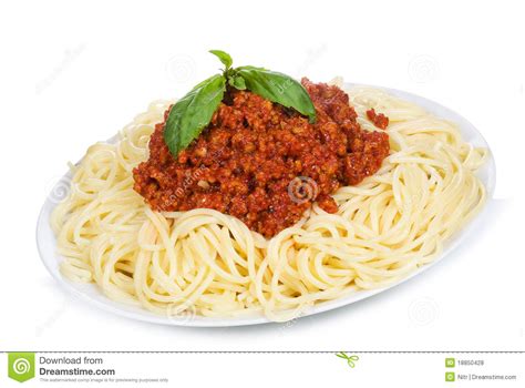 Spaghetti Bolognese Stock Photo Image Of Meal Food 18850428