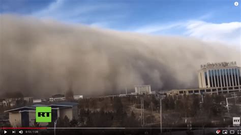 Tormenta De Arena Se Traga En Segundos Ciudad China Video La Silla Rota