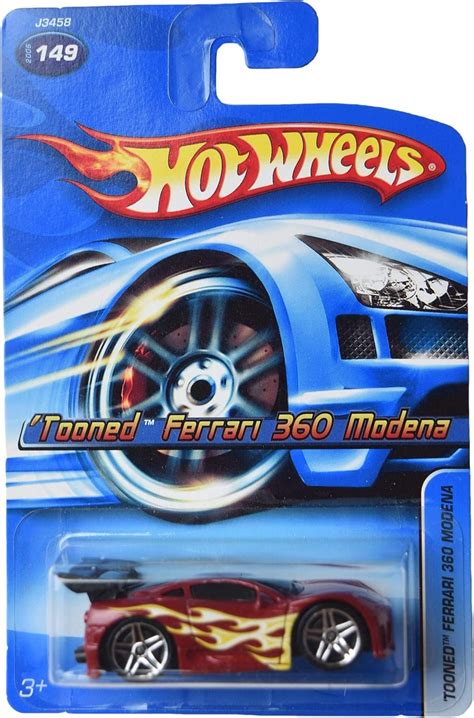 Amazon Hot Wheels Tooned Ferrari Modena Red Toys Games