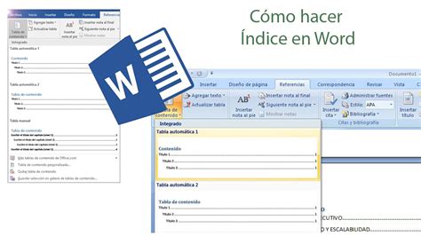 Como Hacer Un Indice De Imagenes En Word Image To U