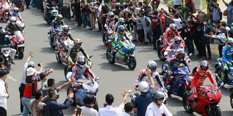 Fans Indonesia Heboh Para Rider MotoGP Bangga Pamer Foto Parade Di